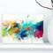 Designart - Brush Stroke Colorful Oil Painting - Contemporary Painting Print on Wrapped Canvas